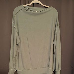 Green dress up long sleeve